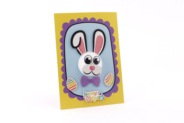 Rabbit Paintings - 6 Pieces - 5 - Easter Craft Kits - 10doigts.com - Kits créatifs Pâques - 10doigts.fr