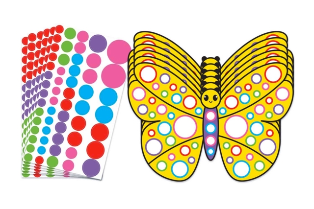 Sticker Workshop: 6 Trees + 6 Butterflies + 6 Rainbows - 3 - Creative Sticker Kits - 10doigts.com - Kits créatifs avec gommettes : le plein d’idées pour les petits artistes - 10doigts.fr