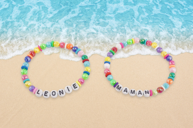 Name/message bracelets kit - 40 bracelets - 1 - Creative Mega Packs for Schools and Communities - 10doigts.com - Maxi lots créatifs pour écoles et collectivités - 10doigts.fr