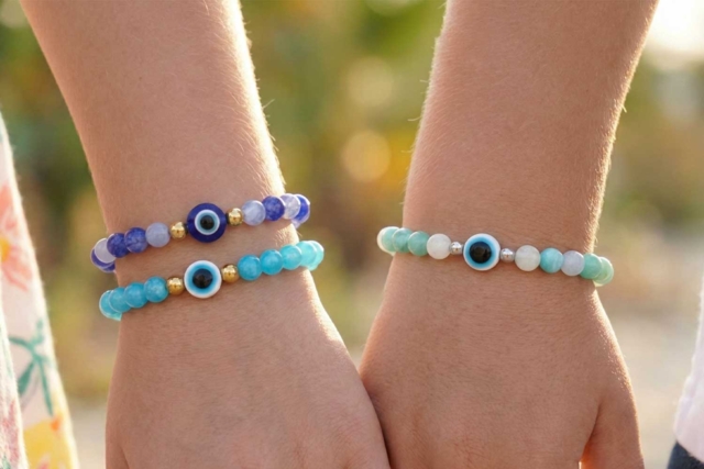 Lucky Eye Bracelets Kit - 10 Pieces - 3 - Jewelry Kits - 10doigts.com - Kits Bijoux - 10doigts.fr