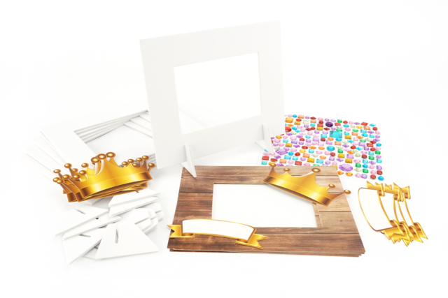 King & Queen Frame Kit - 6 Pieces - 2 - Parent's Day Kits - 10doigts.com - Kits fête des parents - 10doigts.fr
