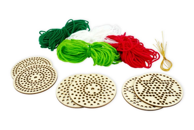 Mandala Christmas Balls to Weave - 6 Pieces - 2 - DIY Christmas Ornaments - 10doigts.com - Boules de Noël DIY - 10doigts.fr