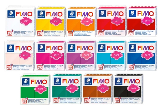 Kit de pastas Fimo - 14 colores clásicos - Packs Promo pâtes Fimo : des assortiments exclusifs au meilleur prix - 10doigts.fr