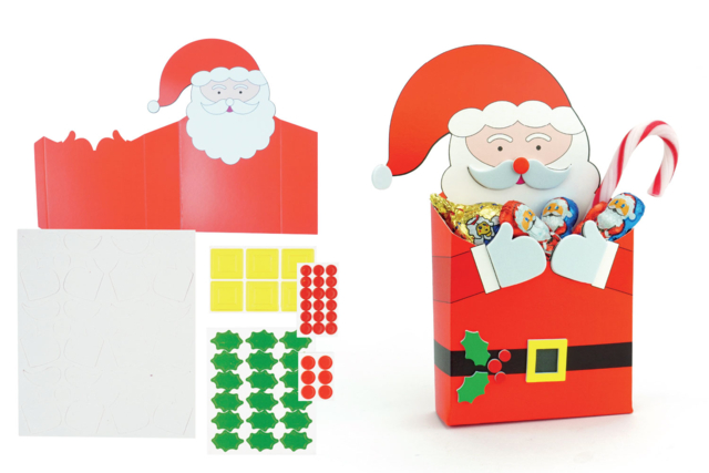 Christmas Father Christmas Box Kit - 6 Pieces - 4 - Christmas Creative Kits for Children - 10doigts.com - Kits créatifs de Noël pour les enfants - 10doigts.fr