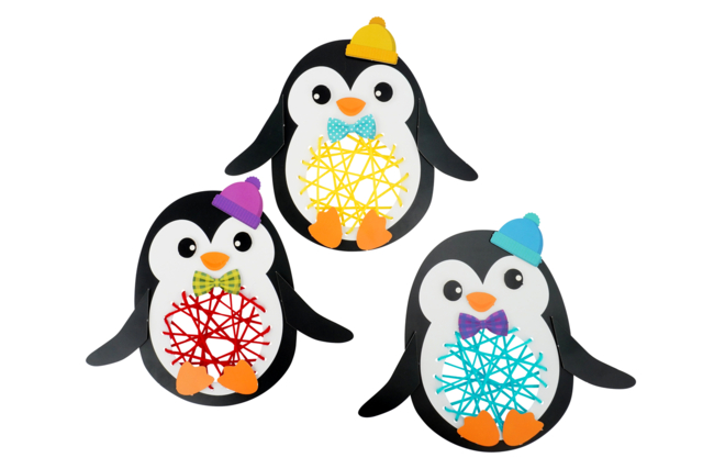 Penguin Weaving Kit - 6 Pieces - 4 - Sewing Kits - 10doigts.com - Kits Mercerie - 10doigts.fr