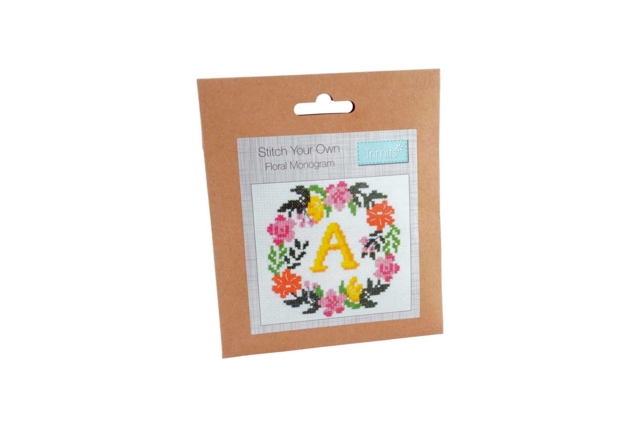 Kit de punto de cruz: Monograma personalizado - Kits Mercerie - 10doigts.fr