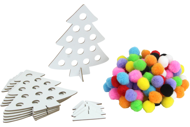 kit de árbol para colorear - Kits créatifs de Noël pour les enfants - 10doigts.fr