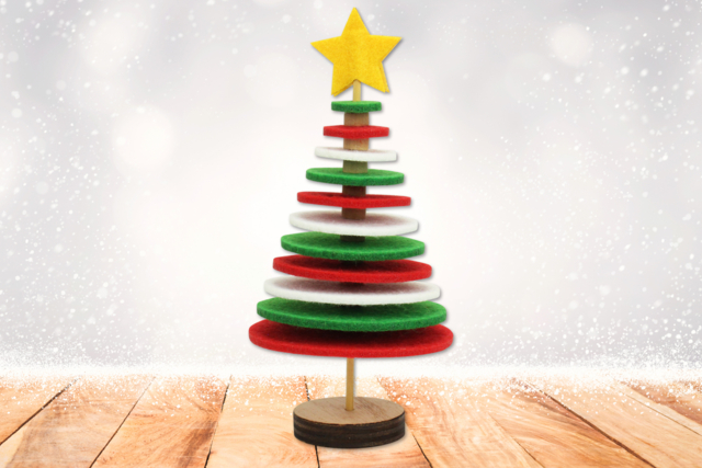 Felt Christmas Tree Kit - 1 - Christmas Creative Kits for Children - 10doigts.com - Kits créatifs de Noël pour les enfants - 10doigts.fr