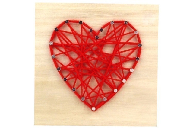 Kit de String Art - String Art pour enfants : l'art de créer avec des fils - 10doigts.fr