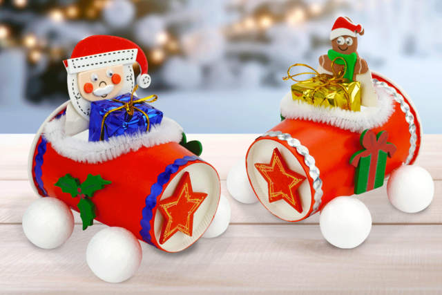 Foam Rubber Christmas Stickers - 12 pcs - 6 - Christmas Stickers - 10doigts.com - Stickers mousse : donnez du volume à vos créations - 10doigts.fr