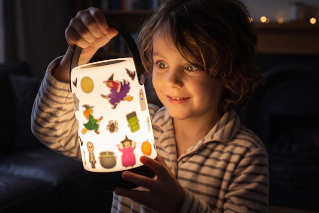 halloween lantern - Articles lumineux, guirlandes et bougies LED - 10doigts.fr