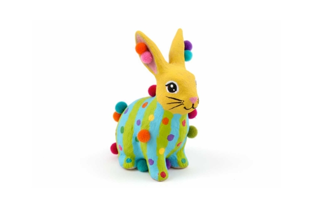 Paper Mache Rabbit - 2 - Cardboard Animals - 10doigts.com - Animaux en carton - 10doigts.fr