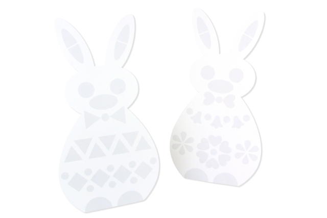 Easter Bunny Kit + Stickers - 2 pcs - 4 - Easter Craft Kits - 10doigts.com - Kits créatifs Pâques - 10doigts.fr