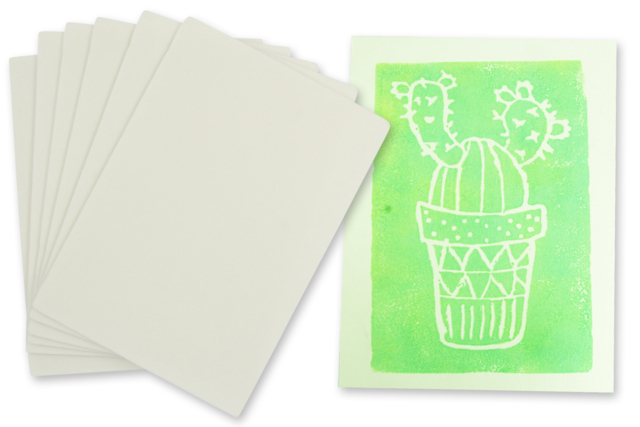 Styrofoam Plates - 6 Pieces - 1 - Linocut - 10doigts.com - Matériel de linogravure : s'initier à l'impression d'estampes maison - 10doigts.fr