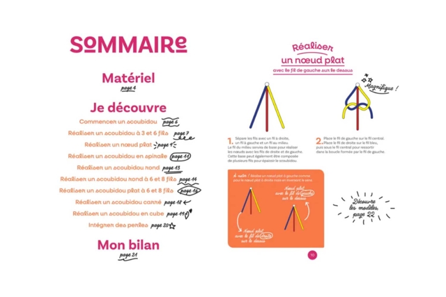 Book: Discovering Scoubidous - 3 - Scoubidou - 10doigts.com - Scoubidous - 10doigts.fr