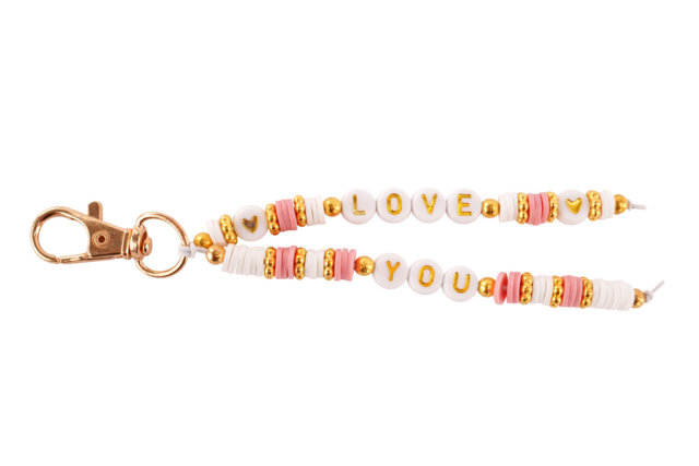“LOVE YOU” Jewelry Kit - 2 Pieces - 4 - Keychains - 10doigts.com - Porte-clés - 10doigts.fr