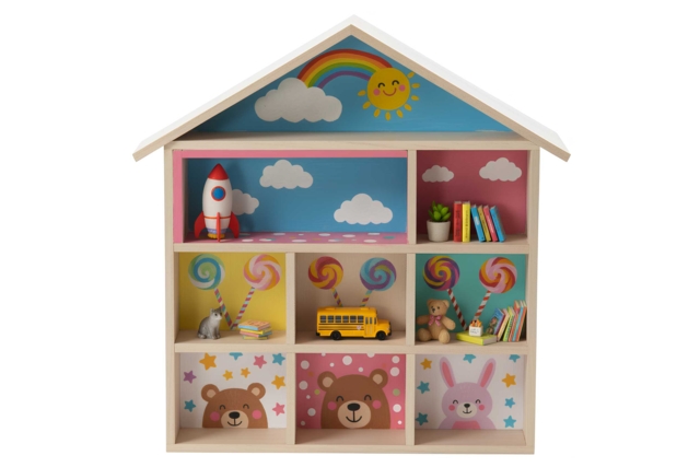 Casa estantería para decorar - Suspensions et déco murale - 10doigts.fr