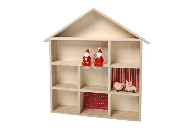 Estante de madera de navidad - Suspensions et déco murale - 10doigts.fr