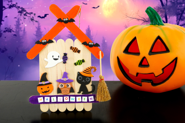 3D Foam Halloween Stickers - 10 pcs - 4 - Halloween Stickers - 10doigts.com - Gommettes Halloween - 10doigts.fr