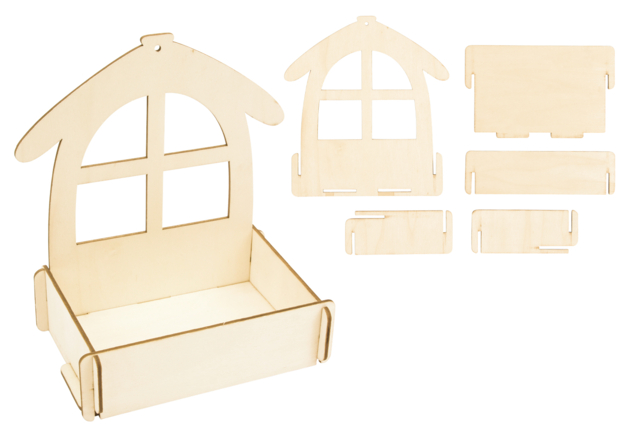comedero casita - Nichoirs, mangeoires en bois - 10doigts.fr