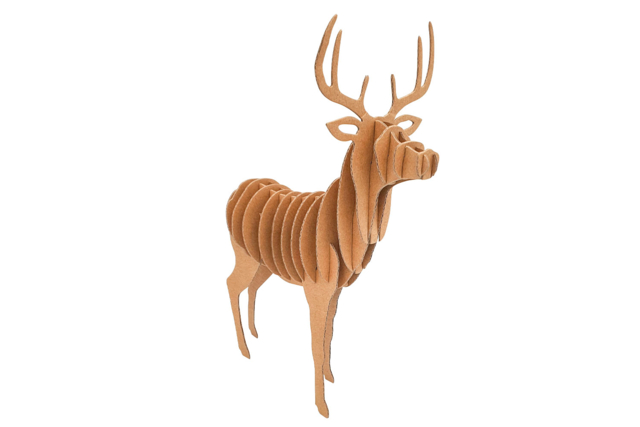 Cardboard Reindeer to Assemble - 2 - Cardboard Models - 10doigts.com - Maquettes en carton - 10doigts.fr