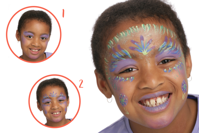 maquillaje carnaval niño - Maquillage créatif pour enfants - 10doigts.fr