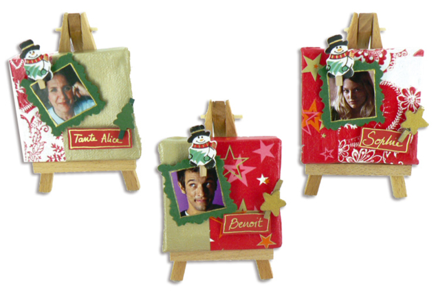 Tarjeta de mesa de fiesta - Châssis et Cartons toilés - 10doigts.fr