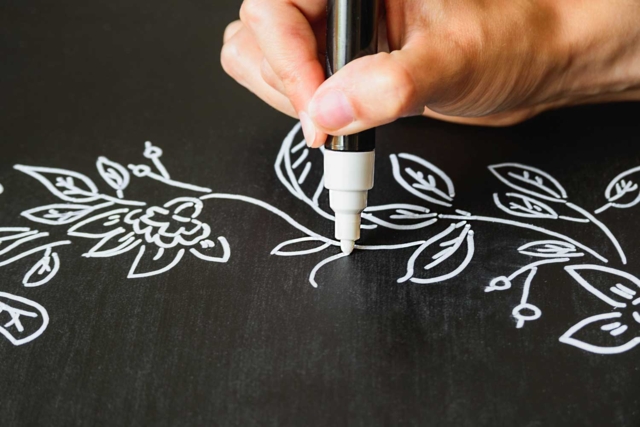 Rotulador chalk posca, punta media - Craies, tableaux et ardoises : l'espace de toutes les expressions - 10doigts.fr
