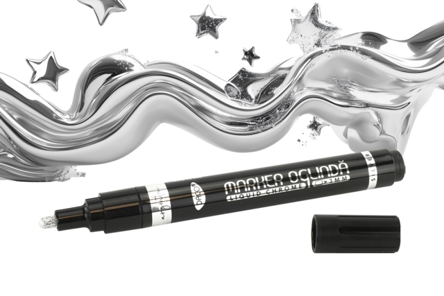rotulador líquido chrome - Marqueurs peinture : l'intensité de l'acrylique au bout des doigts - 10doigts.fr