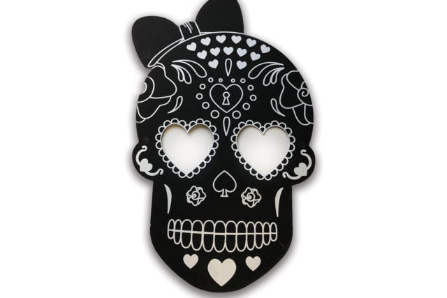 máscara cabeza de muerto - Masques créatifs enfants - 10doigts.fr