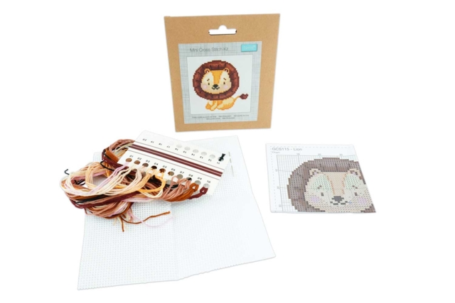 material Ki puntos de cruz: León - Kits Mercerie - 10doigts.fr