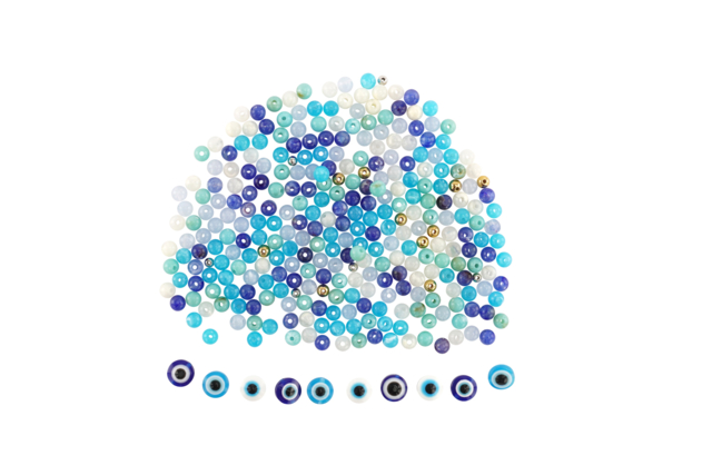 Lucky Eye Bracelets Kit - 10 Pieces - 5 - Jewelry Kits - 10doigts.com - Kits Bijoux - 10doigts.fr