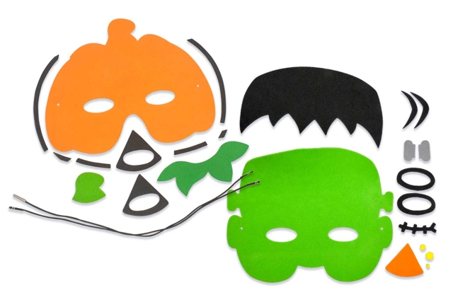 material máscaras halloween - Kits créatifs Halloween - 10doigts.fr