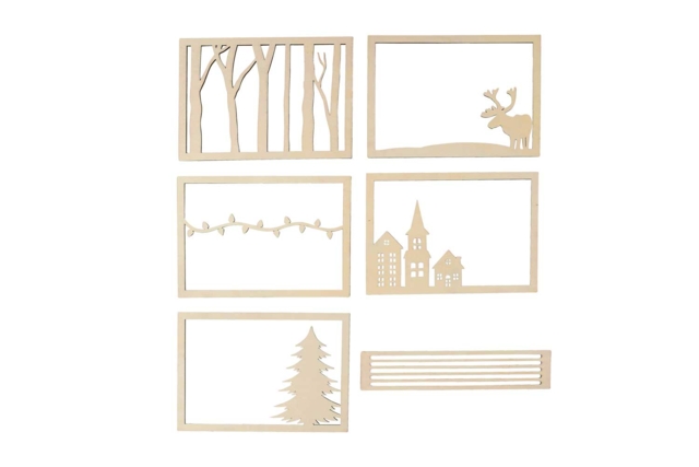 3D Village Christmas Scene to Assemble - 5 - Christmas Villages and Nativity Scenes to Create - 10doigts.com - Crèches et villages de Noël à fabriquer - 10doigts.fr