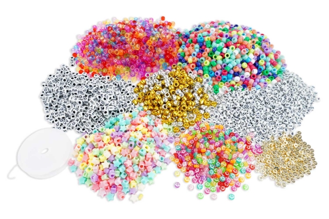 Maxi pack friendship bracelets - 4100 beads - 2 - Message Jewelry - 10doigts.com - Bijoux messages - 10doigts.fr
