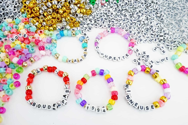 Maxi pack friendship bracelets - 4100 beads - 4 - Message Jewelry - 10doigts.com - Bijoux messages - 10doigts.fr