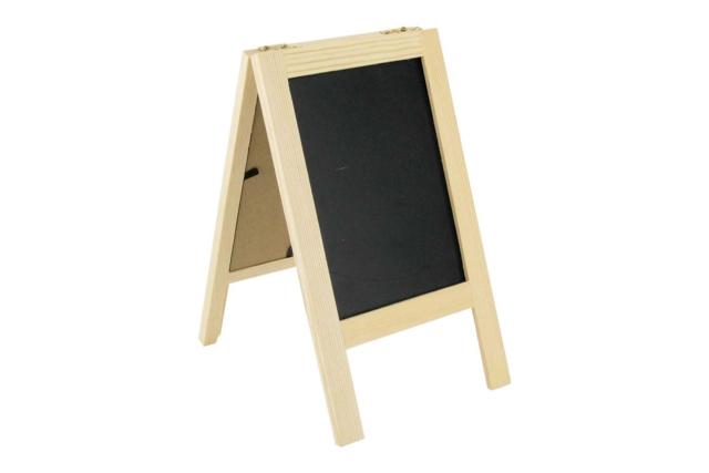 Double-Sided Chalkboard Easel - 3 - Wooden Chalkboards - 10doigts.com - Ardoises en bois - 10doigts.fr