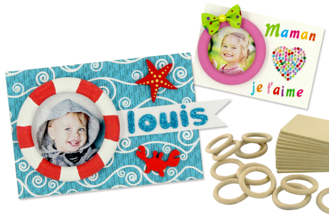 DIY Wooden Frames - 12 Pieces - 4 - Wooden Photo Frames - 10doigts.com - Cadres photos en bois - 10doigts.fr