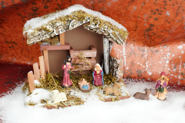 mini belén de Navidad - Crèches et villages de Noël à fabriquer - 10doigts.fr