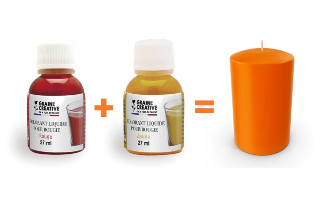 mezcla de colorante para vela - Parfums et Colorants Bougies - 10doigts.fr