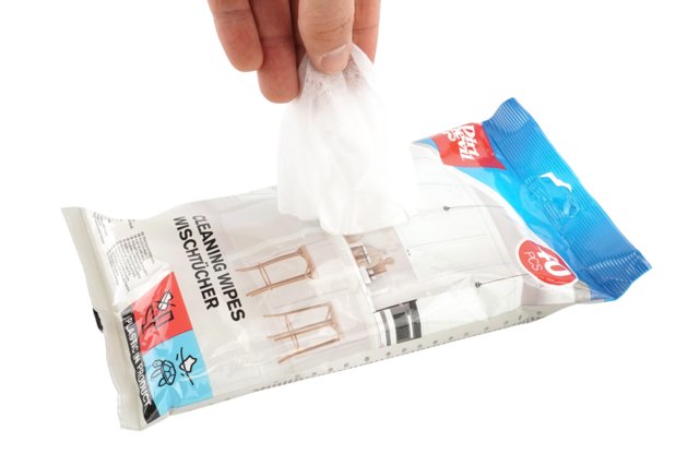 Cleaning Wipes - 40 Pieces - 1 - Paint Cleaners - 10doigts.com - Nettoyants peinture - 10doigts.fr