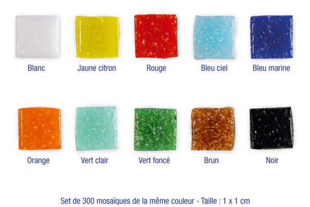 Glass Mosaic - Colored Bag - 4 - Glass Mosaics - 10doigts.com - Mosaïques en verre - 10doigts.fr