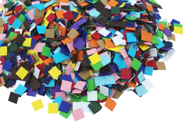 mosaicos en papel cartón fuerte - Mosaïques papier, mousse - 10doigts.fr
