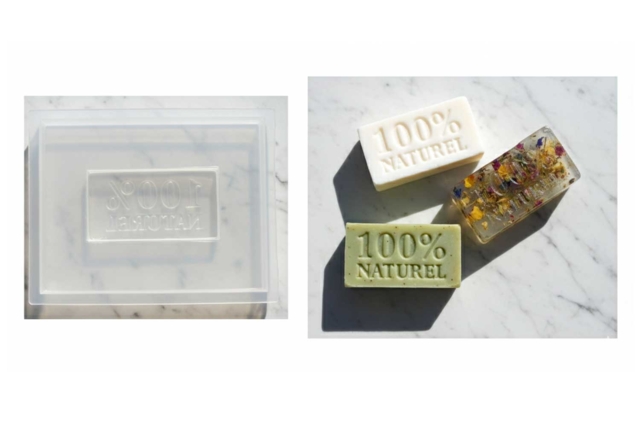 Thermoformed Mould - "100% Natural" - 1 - Soap Molds and Accessories - 10doigts.com - Moules et accessoires savon - 10doigts.fr