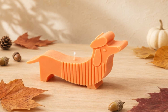 Thermoformed mold dachshund - Moules et pots pour bougies - 10doigts.fr