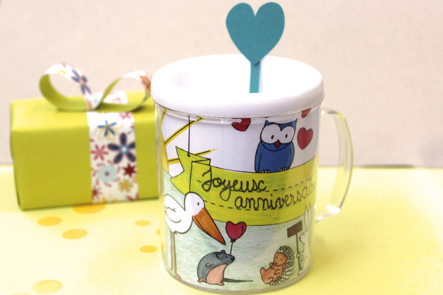 Coloring Mug - 6 - Transparent Plastic - 10doigts.com - Plastique Transparent - 10doigts.fr