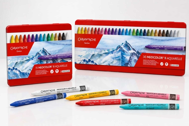 Neocolor™ II Watercolor from Caran d'Ache - Pastels Beaux Arts - 10doigts.fr