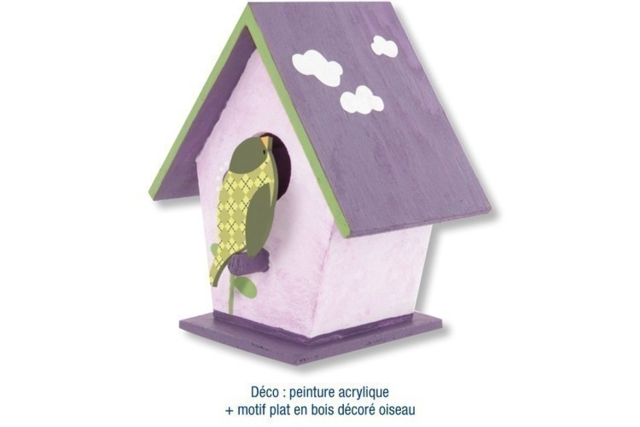 Casa de pájaros de madera - Nichoirs, mangeoires en bois - 10doigts.fr