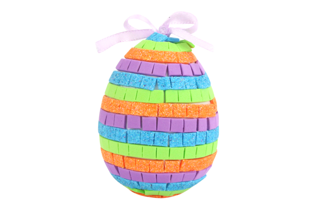 Decorative Mosaic Eggs - 6 pcs - 3 - Easter Craft Kits - 10doigts.com - Kits créatifs Pâques - 10doigts.fr