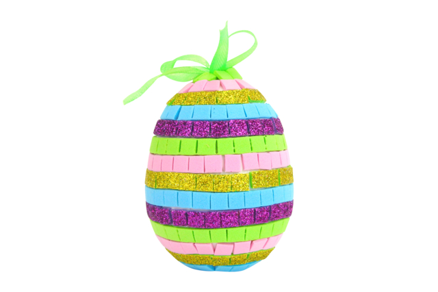 Decorative Mosaic Eggs - 6 pcs - 4 - Easter Craft Kits - 10doigts.com - Kits créatifs Pâques - 10doigts.fr